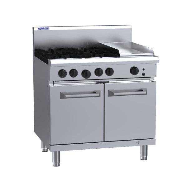 Luus 900mm 4 Burners & 300mm Plate & Oven