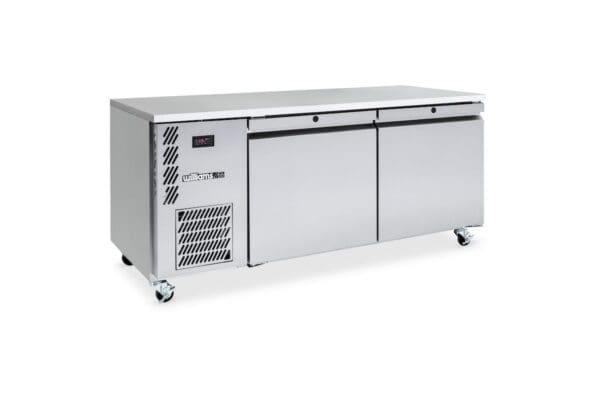 Williams Emerald - Two Door Stainless Steel Under Counter Storage Freezer