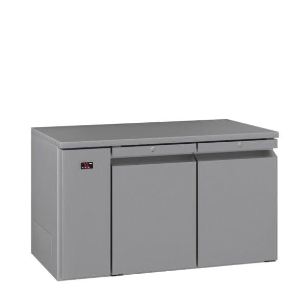 Williams Opal - Two Door Stainless Steel Remote Under Counter Storage Freezer