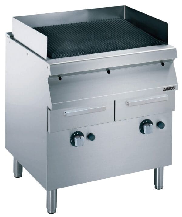 Zanussi Gas 800mm Freestanding Chargrill with Included Base