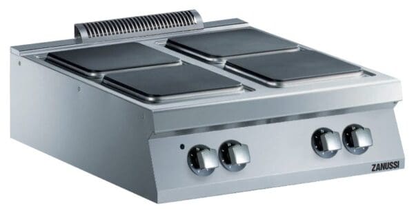 Zanussi Electric 800mm 4 Hot Square Plate Boiling Top