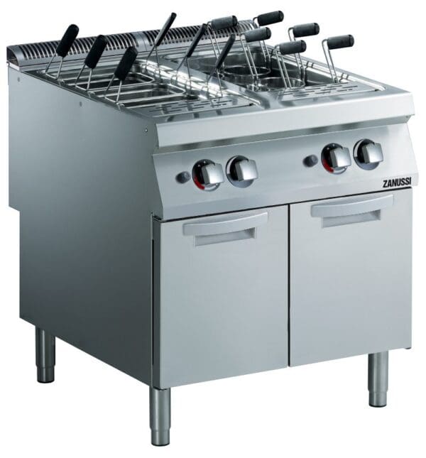 Zanussi Pasta Cookers Gas 800mm Twin Well 2 x 40L Freestanding