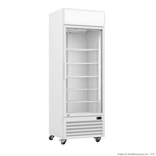 540L Single Glass Door Colourbond Upright Drink Fridge