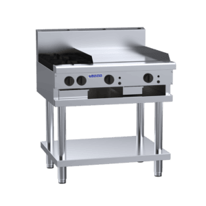Luus 900mm Cooktops 2 Burners & 600mm Plate & Shelf