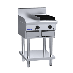 Luus 600mm Griddles & 300mm Chargrill & Shelf