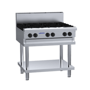 Luus 900mm Cooktops 6 Burners & Shelf