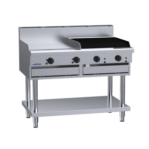 Luus 1200mm Griddles 600mm Chargrill & Shelf