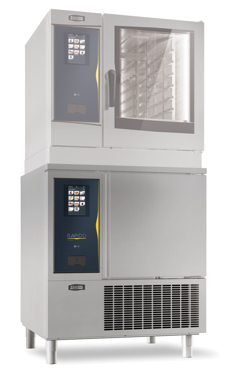 Zanussi Rapido 6 GN 1/1 30/30KG Blast Chiller, Touch Screen for Tower Installation