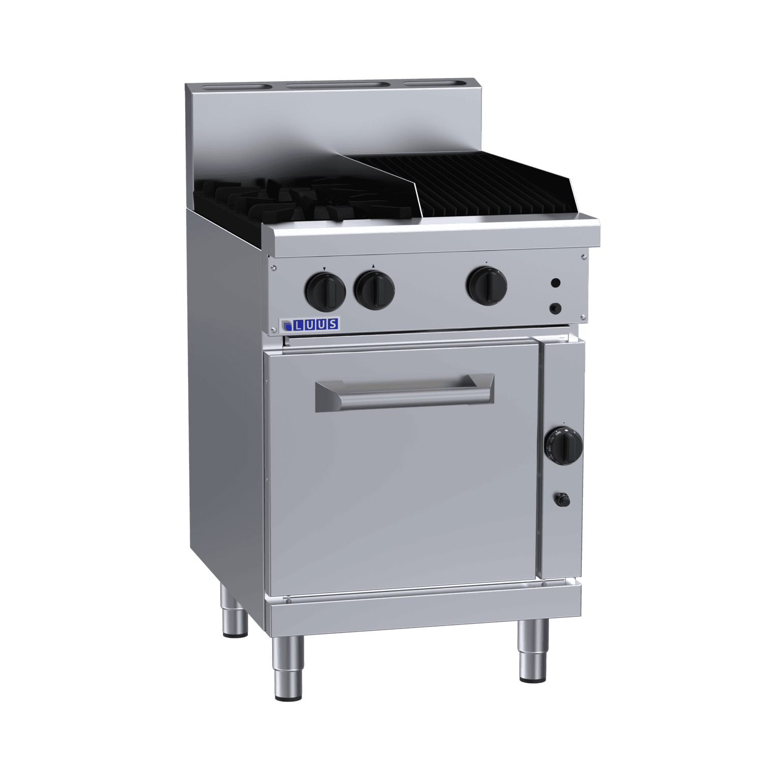 Luus 600mm 2 Burners & 300mm Chargrill & Oven
