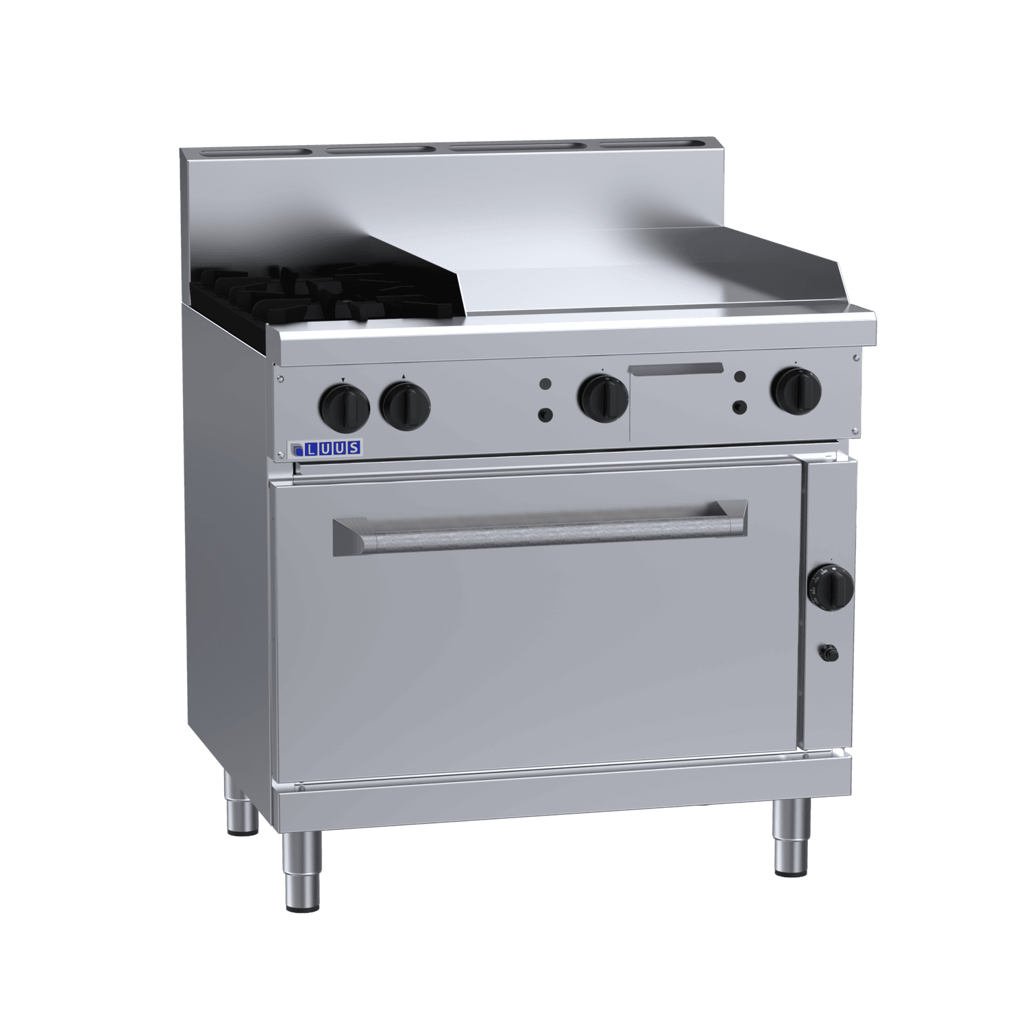 Luus 900mm 2 Burners & 600mm Plate & Oven