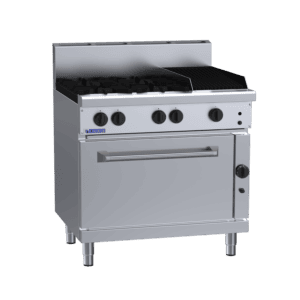 Luus 900mm 4 Burners & 300mm Chargrill & Oven