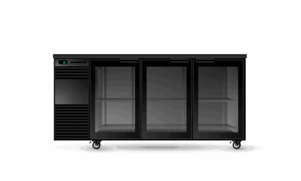 Skope BackBar 3 Glass Swing Door Fridge