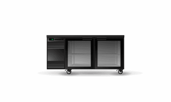 Skope BackBar 2 Glass Swing Door SlimLine Fridge