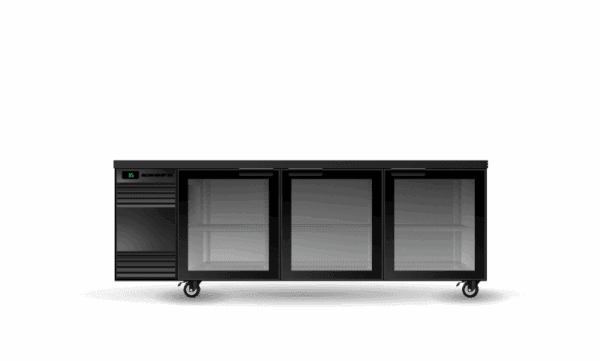 Skope BackBar 3 Glass Swing Door SlimLine Fridge