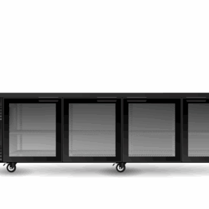 Skope BackBar 4 Glass Swing Door SlimLine Fridge