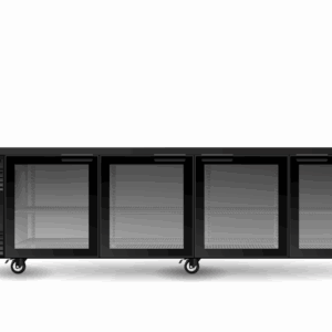 Skope BackBar 4 Glass Swing Door SlimLine Fridge