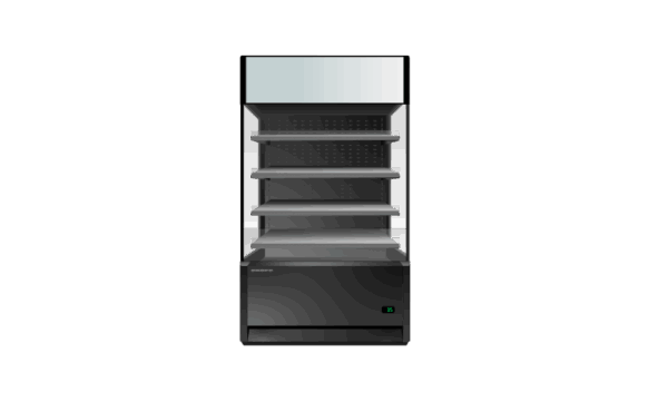 Skope Open Deck Fridge with High Sign