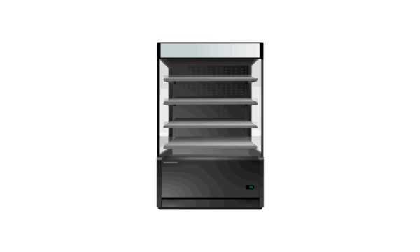 Skope Open Deck Fridge with Low Sign