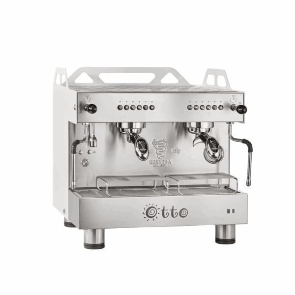 Bezzera Otto White Compact 2 Group Espresso Machine