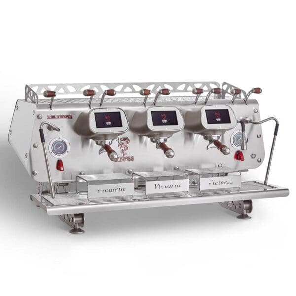 Bezzera Victoria White 3-group Professional Espresso Machine