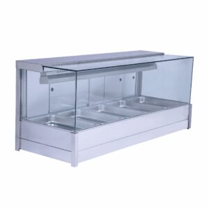 Bonvue Square Countertop Wet And Dry Bain Marie