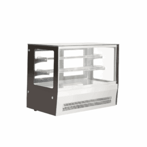 Counter Top Square Glass Cold Food Display