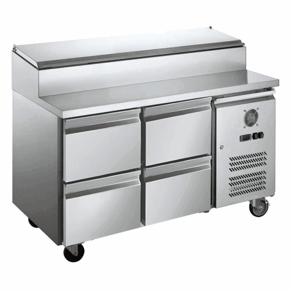 FED-X S/s Four Drawer Sandwich Counter