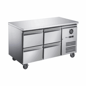 FED-X S/s Four-door Bench Fridge With Drawers