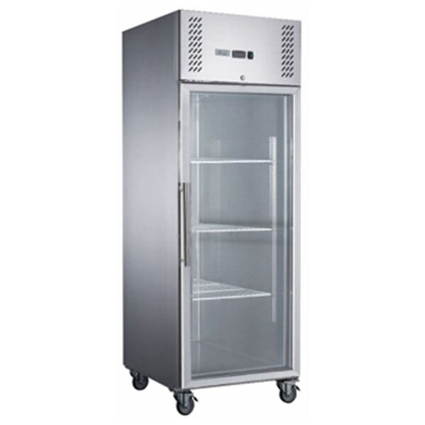 FED-X S/s Full Glass Door Upright Freezer
