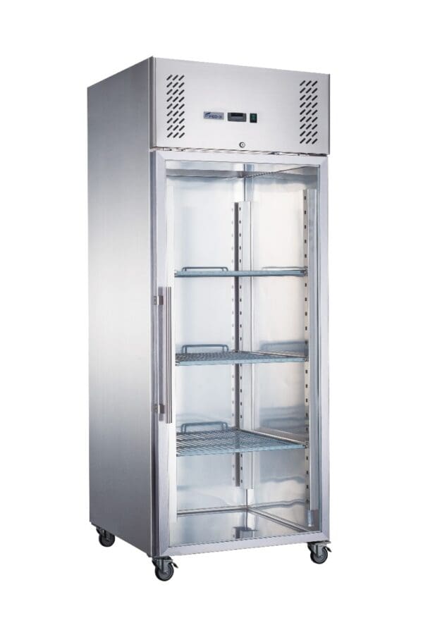 FED-X S/s Full Glass Door Upright Fridge