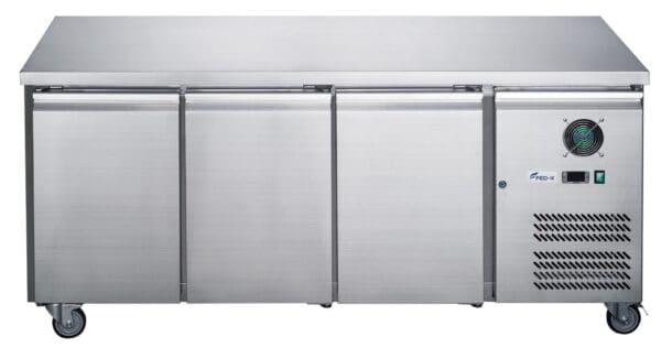 FED-X S/s Three Door Bench Fridge - XUB6C18S3V