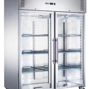 FED-X S/s Two Full Glass Door Upright Fridge - XURC1200G2V