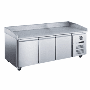 FED-X Three Door Standard Saladette On Castors