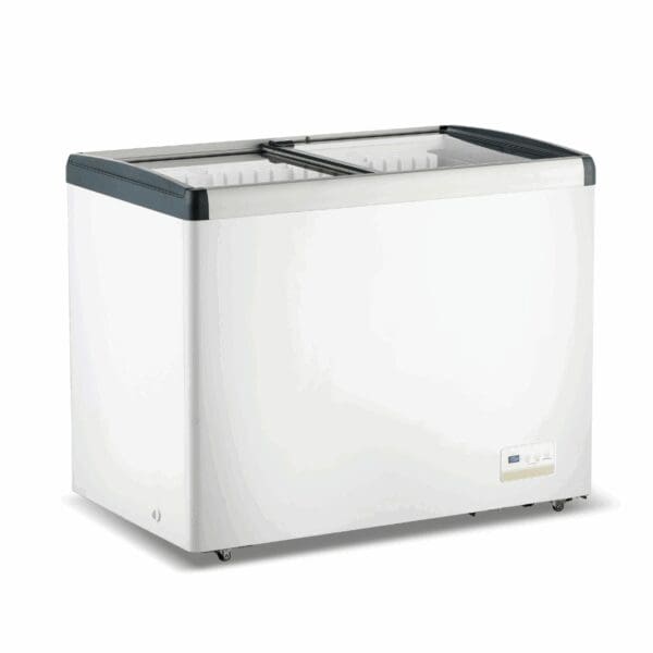Thermaster 336l Chest Freezer With Flat Glass Sliding Lids