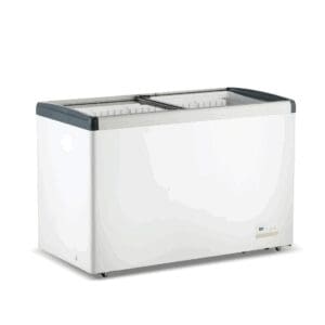 Thermaster 396l Chest Freezer With Flat Glass Sliding Lids