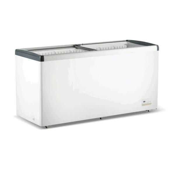 Thermaster 516l Chest Freezer With Flat Glass Sliding Lids