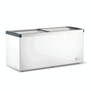 Thermaster 586l Chest Freezer With Flat Glass Sliding Lids