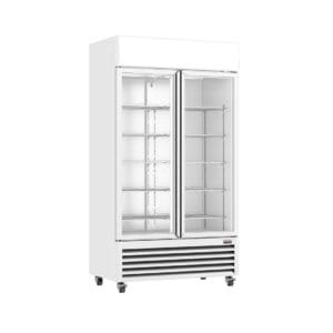 Thermaster Colourbond Upright Beverage Fridge 2 Doors White
