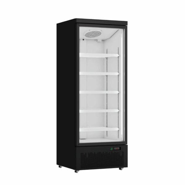 Thermaster Door Supermarket Fridge Black