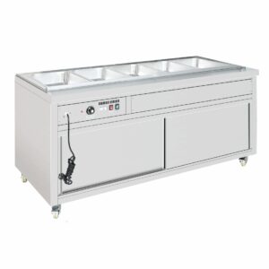 Thermaster Premium Wet And Dry Bain Marie Food Display 4x1/1 Gn Pans
