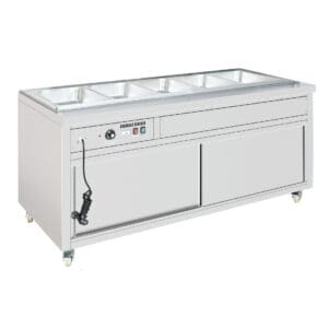 Thermaster Premium Wet And Dry Bain Marie Food Display 4x1/1 Gn Pans