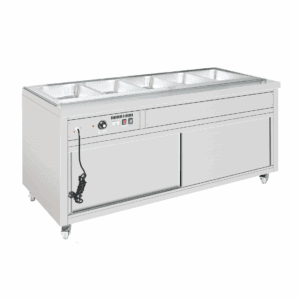 Thermaster Premium Wet And Dry Bain Marie Food Display 5x1/1 Gn Pans