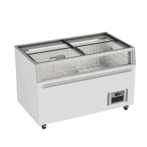 Thermaster Supermarket Island Freezer With Glass Sliding Lids