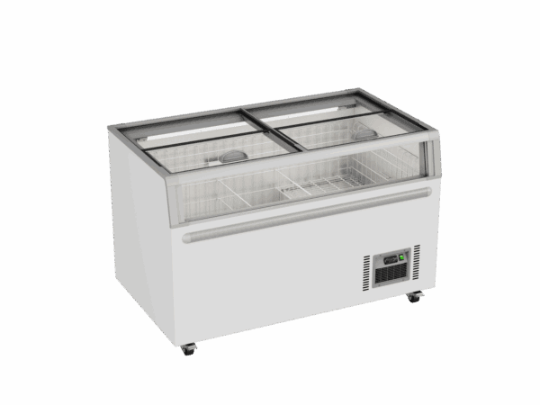 Thermaster Supermarket Island Freezer With Glass Sliding Lids