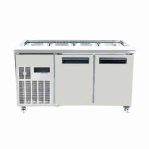 Thermaster Two Door Cold Bench Salad Station 4x1/1 Gn Pans