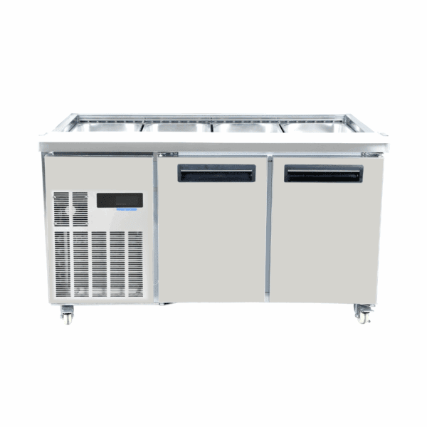 Thermaster Two Door Cold Bench Salad Station 4x1/1 Gn Pans