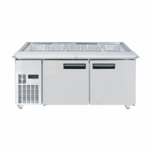 Thermaster Two Door Cold Bench Salad Station 5x1/1 Gn Pans