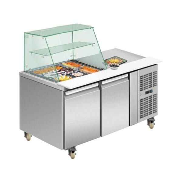 Thermaster Two Door Deluxe Salad Bar