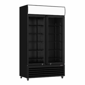 Thermaster Two Glass Door Colourbond Upright Drink Fridge