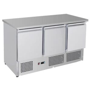 Three Door Compact Workbench Fridge